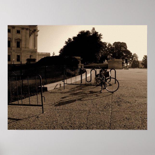 Póster Bicicleta en Washington (Frente)