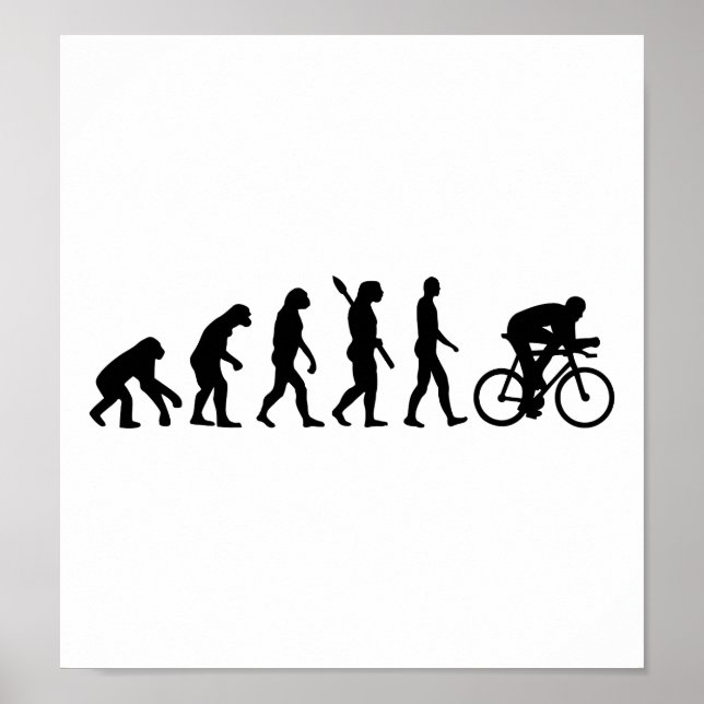 Póster Bicicleta Evolution (Frente)