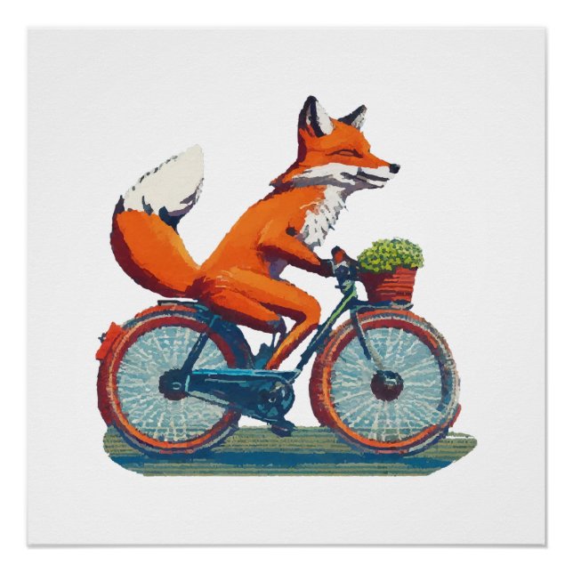 Póster Bicicleta Fox (Anverso)