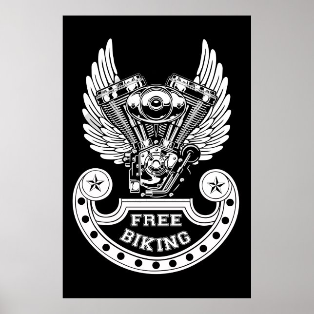 Póster Bicicleta gratis (Frente)
