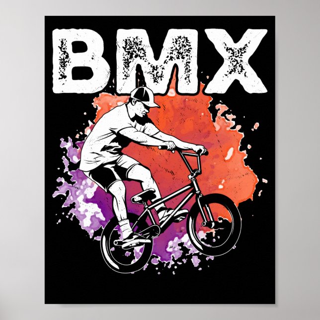 Póster Bicicleta Guay BMX para niños (Frente)