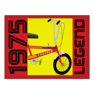 Póster Bicicleta icónica del clásico británico de los año