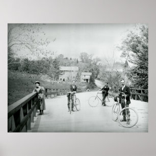 PÓSTER BICICLETA TOURING 1890