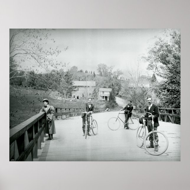 PÓSTER BICICLETA TOURING 1890 (Frente)