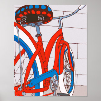 Póster Bicicleta vintage