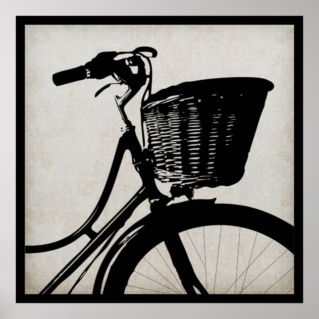 Póster Bicicleta Vintage (Frente)