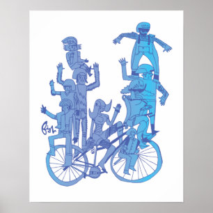 Póster Bicicletas