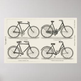 Póster Bicicletas