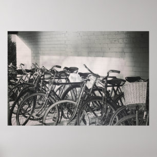 Póster Bicicletas antiguas