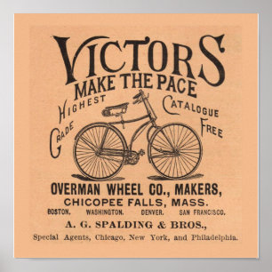 Póster Bicicletas Victors