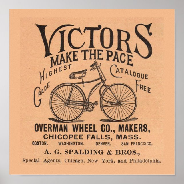 Póster Bicicletas Victors (Frente)