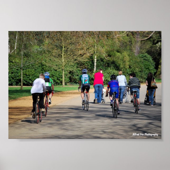 Póster Bicicletas y Cochecitos (Frente)