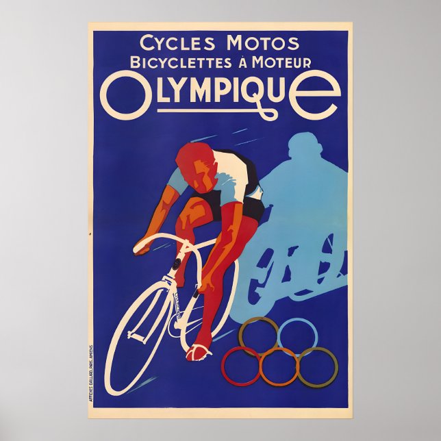Póster Bicyclettes Olympique Poster (Frente)