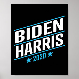 Póster Biden 2020 Y Kamala Harris En El One Ticket 2