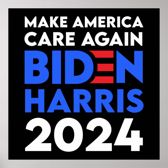 Póster Biden / Harris - 2024 - Haz que Estados Unidos vue (Frente)