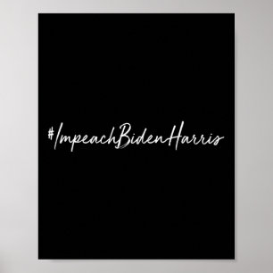 Póster Biden Harris Funny Conservador Republicano