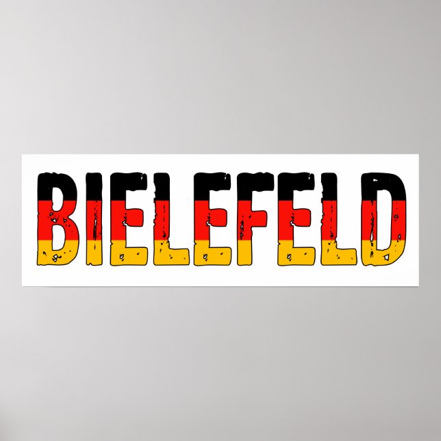 Póster Bielefeld Alemania (Frente)