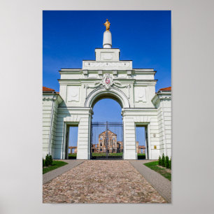 Póster BielorruБ е л а р с Arquitectura del Palacio de Ru