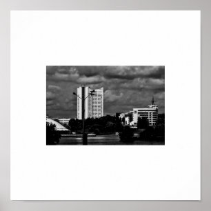 Póster Bielorrusia Беларусь Minsk Мінск Минск Arquitectur