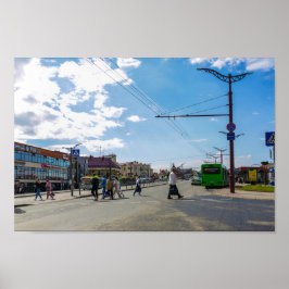 Póster Bielorrusia Gente de arquitectura del paisaje urba