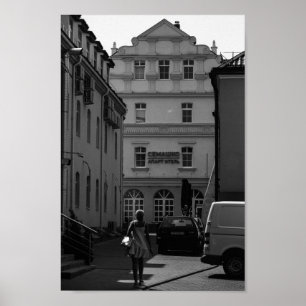 Póster Bielorrusia Grodno Cityscape City Architecture