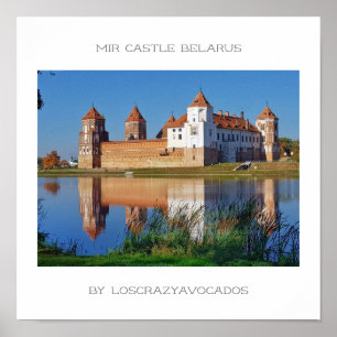 Póster Bielorrusia Poster de la naturaleza de la arquitec