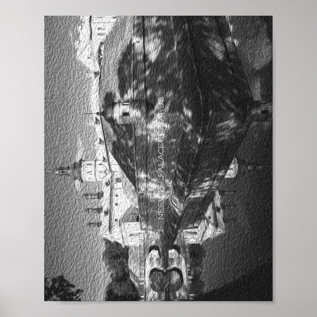 Póster Bielorrusia Poster de la Naturaleza de la Arquitec (Frente)