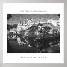 Póster Bielorrusia Poster de la Naturaleza de la Arquitec