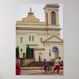 Póster Bielorrusia Volkovysk Vawkavysk Arquitectura