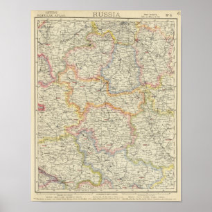 Póster Bielorrusia y Ucrania