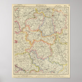 Póster Bielorrusia y Ucrania