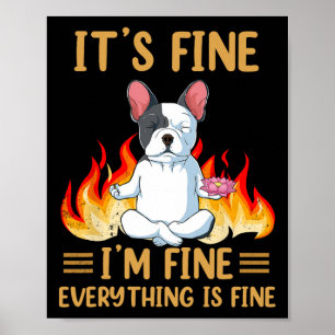Póster Bien - Estoy bien, todo está bien - Bulldog francé