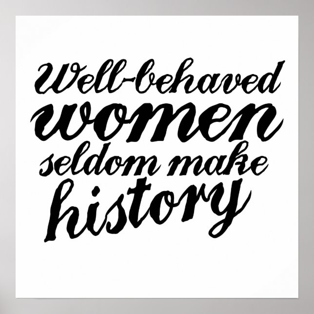 Póster Bien hecho, mujeres (Frente)