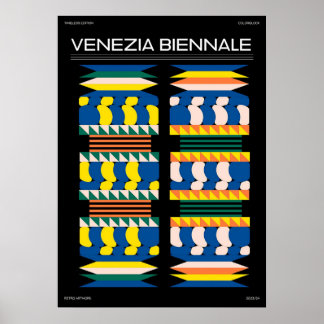 Póster Bienal de Venezuela - Bauhaus