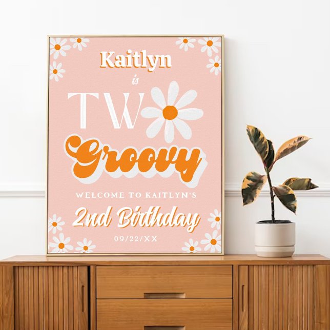Póster Bienvenida a 2º cumpleaños de los Chicas Retro Two (Subido por el creador)