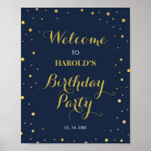 Bienvenida a 50 cumpleaños de la Marina Confetti d