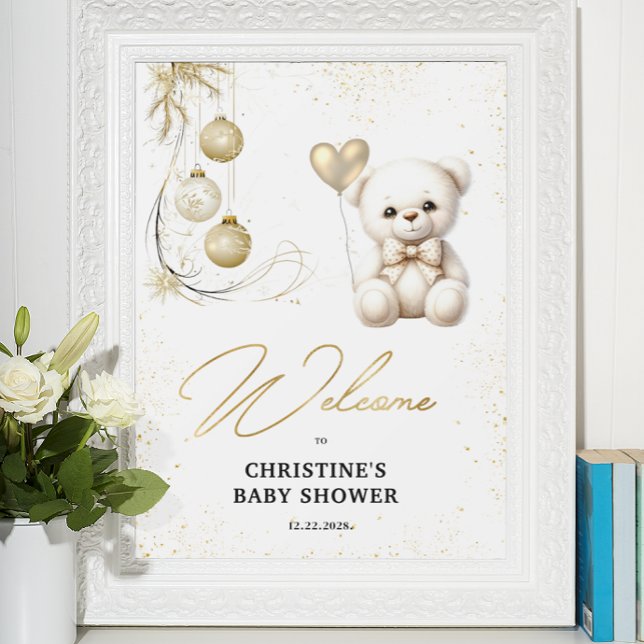 Póster Bienvenida a Baby Shower de Navidades de Oro Presu (Subido por el creador)