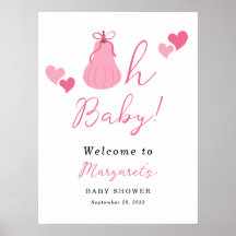 Bienvenida a Baby Shower del Chica Bow Bow