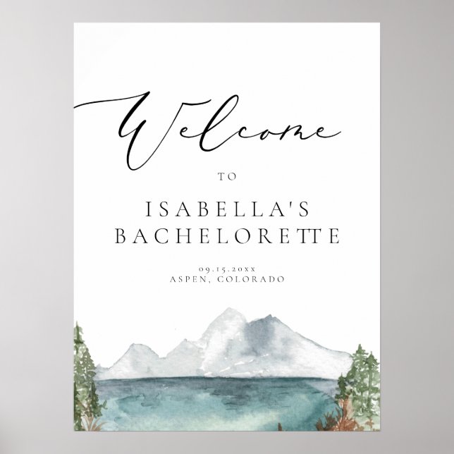 Póster Bienvenida a Bachelorette (Frente)