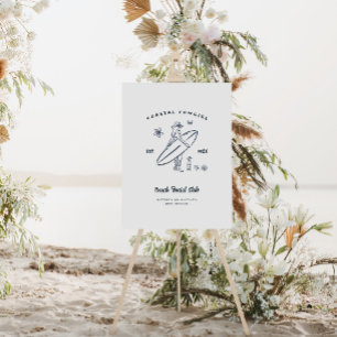 Póster Bienvenida a Bachelorette Coastgirl