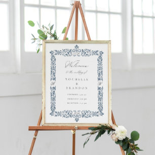 Póster Bienvenida a Boda de la Frontera Ornata del Siglo 