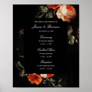 Póster Bienvenida a Boda de Maestrías Holandesas Oscuras 
