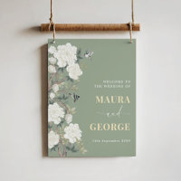 Bienvenida a Boda de pájaros de flores de Sage Gre
