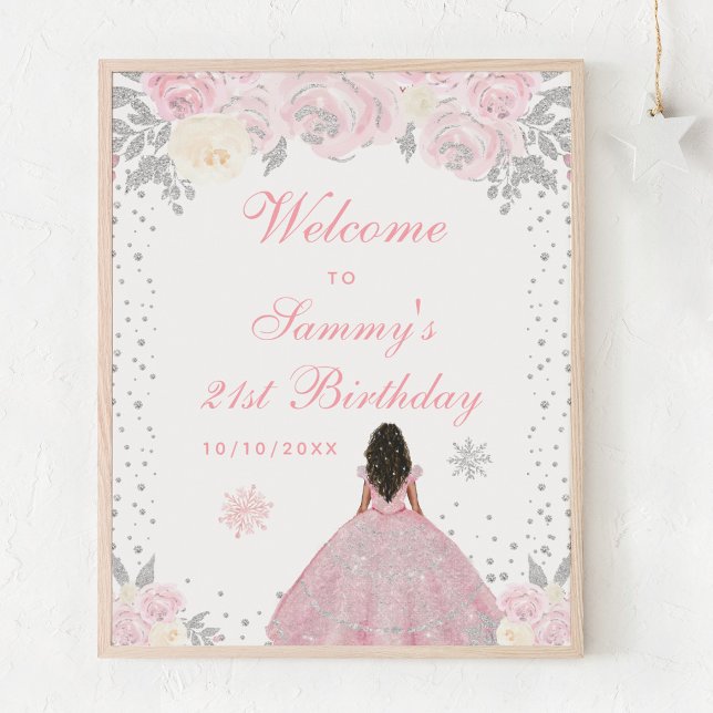 Póster Bienvenida a fiesta de cumpleaños del Chica de la  (Subido por el creador)