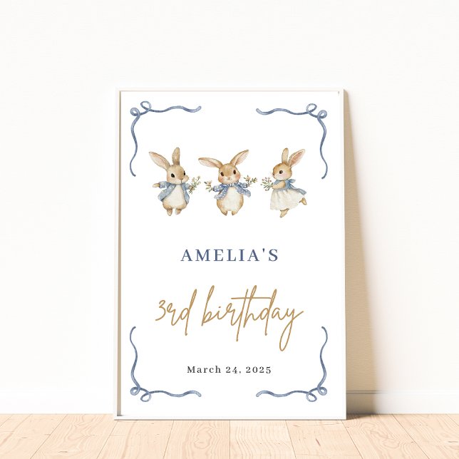 Póster Bienvenida a Fiesta de tercer cumpleaños de la Pri (Subido por el creador)