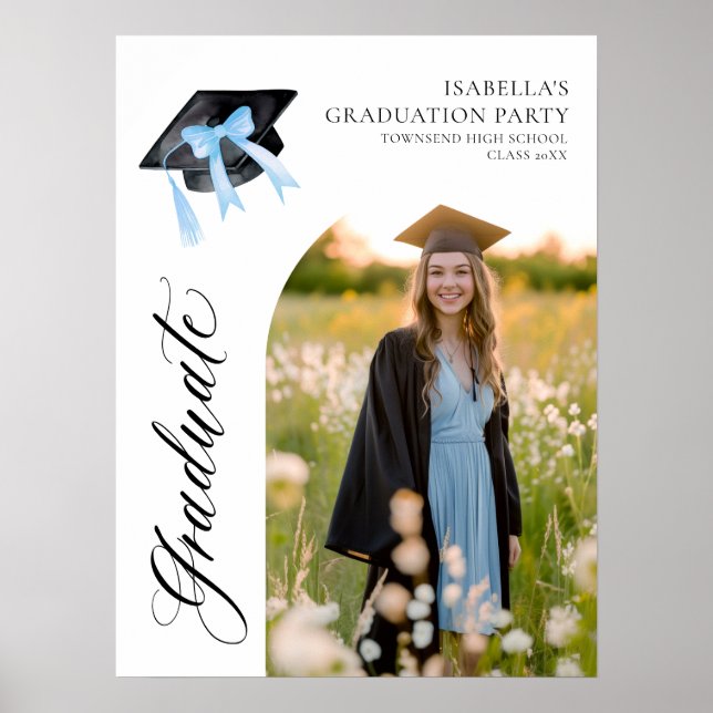 Póster Bienvenida a Graduado del Cap de Graduación de Coq (Frente)