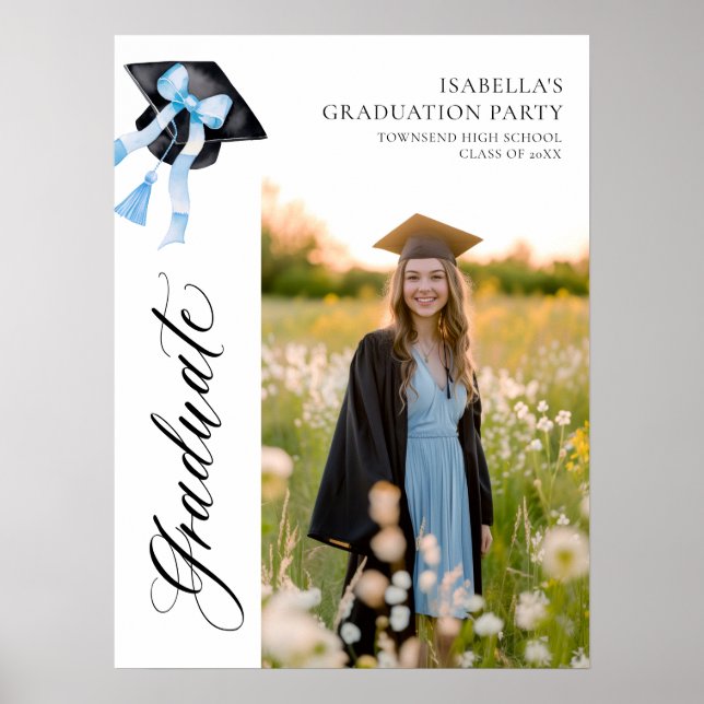 Póster Bienvenida a Graduado del Cap de Graduación de Coq (Frente)