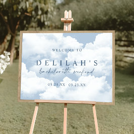 Póster Bienvenida a la bachillerato de Blue Light "On Clo