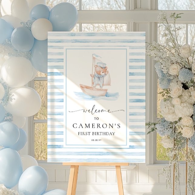 Póster Bienvenida a la banda azul del oso marino (Subido por el creador)