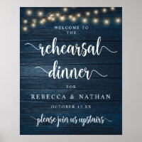 Bienvenida a la cena, moderna y rústica, Boda